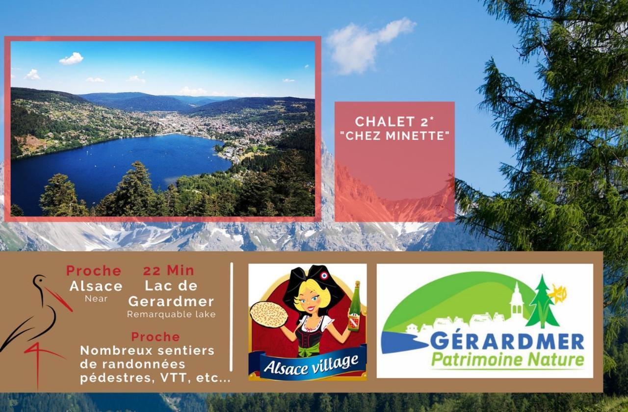 Le "Chalet De Minette" 2 Etoiles La Bresse Exterior foto