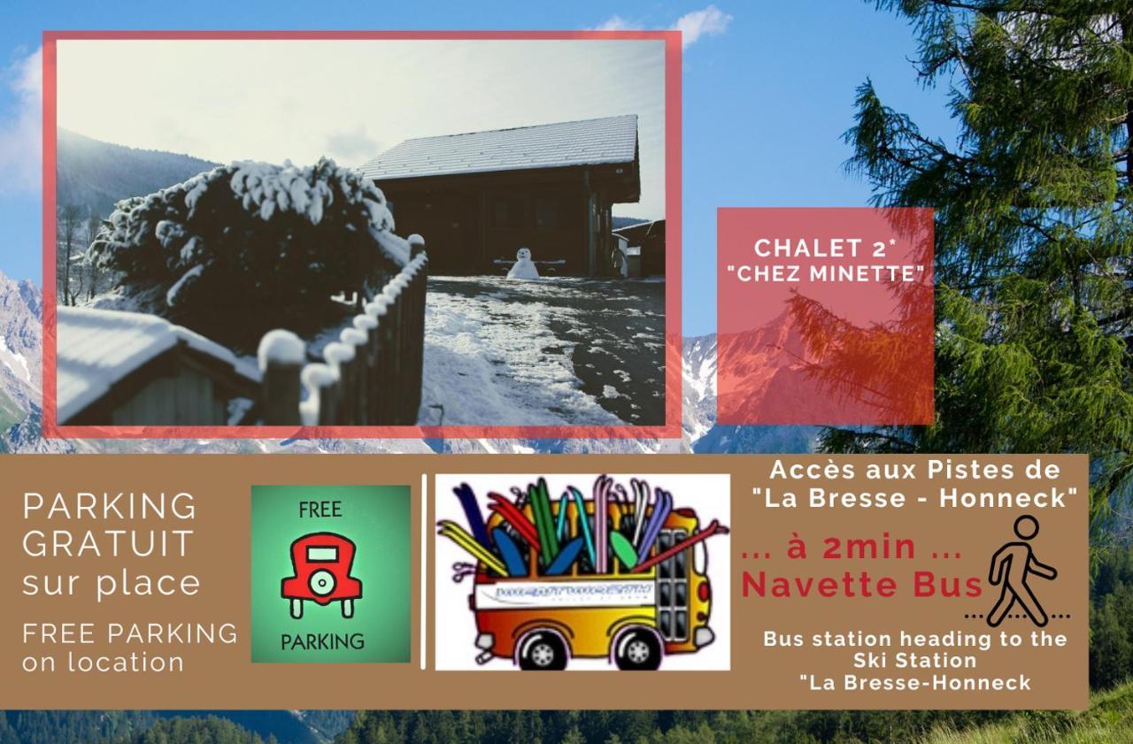Le "Chalet De Minette" 2 Etoiles La Bresse Exterior foto